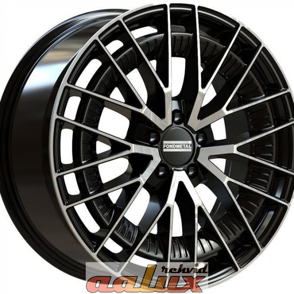 FONDMETAL Kari Glossy Black Machined 18