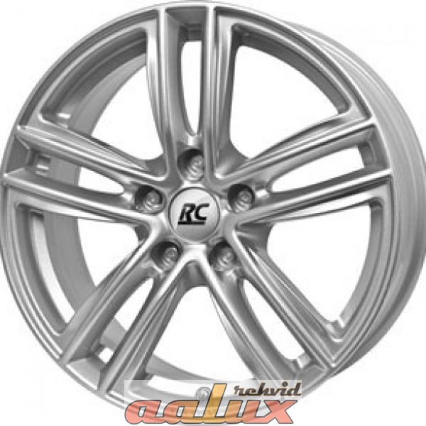 6x15 5/114,3 ET43 RC-Design RC27 kristallsilber