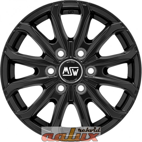 MSW 48 Van 6 Holes Matt Black 16